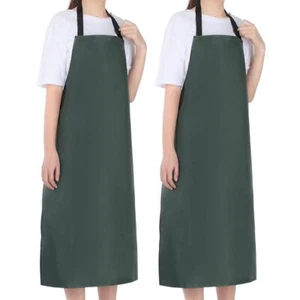 Unisex Adult Apron Men's Ladies Cooking Baking Kitchen BBQ Catering Chef Plain - Picture 1 of 8