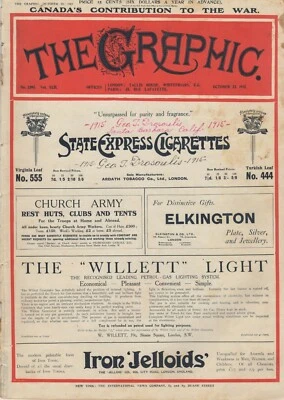 The Graphic - October 23, 1915 - Illustrated Weekly Newspaper Magazine - Image 1 of 3