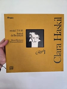 RARE LP CLARA HASKIL RAPPEL RECITAL 7/9/56 MOZART BEETHOVEN FR FNAC TEXTILE - Picture 1 of 3