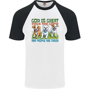 Baseball T-Shirt S/S Herren Gott ist groß Christentum Jesus - Bild 1 von 9