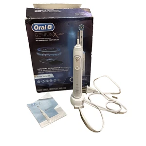 Oral-B Genius X Electric Toothbrush Patient Starter Kit No Brush Heads TESTED - Picture 1 of 12