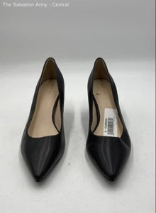 Cole Haan Womens Marta W12390 Black Pointed Toe Slip On Pump Heels Size US 10B - Picture 1 of 9