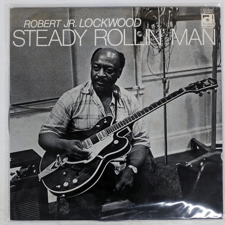 ROBERT JR. LOCKWOOD STEADY ROLLIN' MAN DELMARK PA6206 Japan VINYL LP Foto 1 de 1