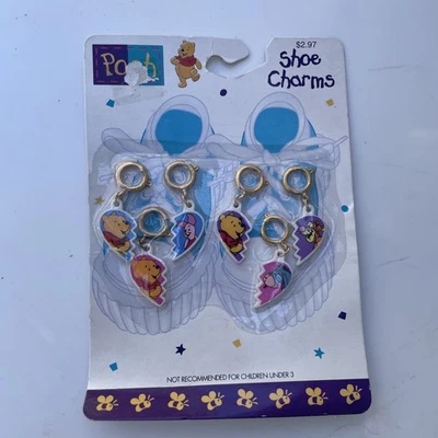 Disney Winnie the Pooh and Friends Shoe Charms Accessories Vintage Party Favor - Image 1 of 3