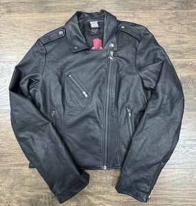 Hot Topic Build a Bear Furry N Fierce Motorradjacke Damen Large schwarz - LESEN - Bild 1 von 12