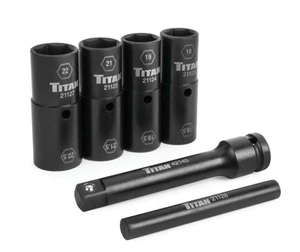 21126 6-Piece 1/2-Inch Drive Half-Size Flip Socket Set - Bild 1 von 4