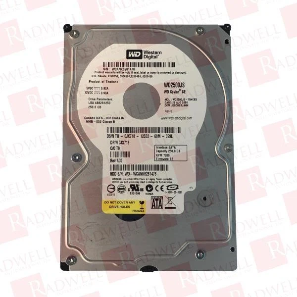 WESTERN DIGITAL WD2500JS / WD2500JS (NEW NO BOX) - Image 1 of 1