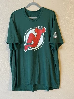 Para hombres 3XL NUEVO SIN ETIQUETAS New Jersey Devils Adidas Reverse Retro Creator Camisa Manga Corta Foto 1 de 4