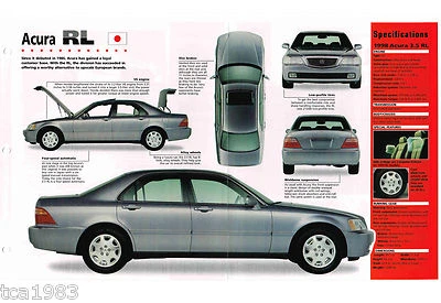 Folleto Acura RL IMP 1996/1997/1998 Foto 1 de 4