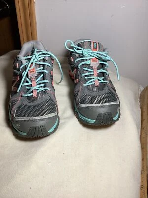 New Balance 570 Todo Terreno Talla 7M/EUR 37.5 (WTE570G2)~Gris-Naranja y Turquesa Foto 1 de 4