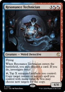 1 x Resonance Technician -  Ravnica: Clue Edition - LP - Magic The Gathering-MTG - Foto 1 di 1