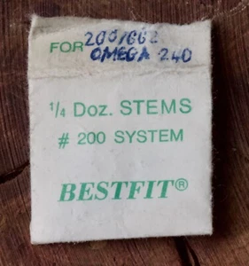 Reloj Omega 240 Vintage 13.5 Ligne Movimiento Cuerda Vástago Nuevo de Lote Antiguo Parte Suiza Mejor Ajuste - Imagen 1 de 1