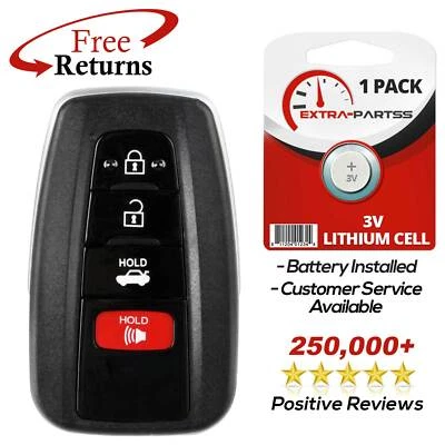 For 2018 2019 2020 Toyota Camry Keyless Entry Car Remote Smart Prox Key Fob Foto 1 de 4