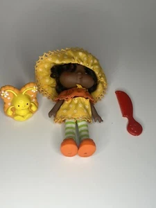 Vintage 1981 Strawberry Shortcake Orangenblüten Puppe mit Marmelade Haustier & Kamm - Bild 1 von 4