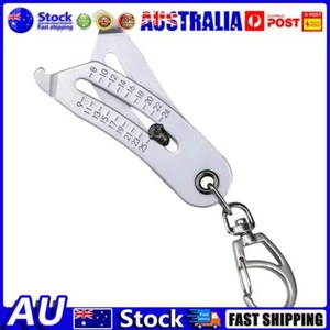 Bolt Size Finder Keychain Precise Nut and Bolt Thread Checker for Professionals - Picture 1 of 12