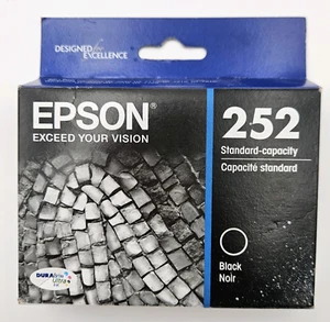 Cartuchos de tinta negra Epson 252 capacidad estándar exp. 04/2024 - Imagen 1 de 6
