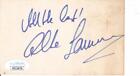 ELKE SOMMER Signed All The Best  3x5 Index Card Actress/The Prize JSA FF13475
