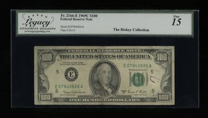 DBR 1969-C $100 FRN Richmond Fr. 2166-E Legacy 15 Serial E07840826A - Picture 1 of 2