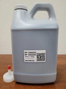 (1,000g) Black Toner Refill for Ricoh SP C840, SP C840DN, SP C842DN (SP C840A) - Picture 1 of 3