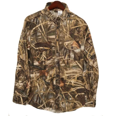 Camisa Ranger Small Advantage Max 4 HD Camuflada Botón Manga Larga Gamuza de Caza Foto 1 de 4