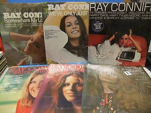 Ray Conniff 6 LP LOT 5 in SHRINK TV Themes, I Write The Songs, Somewhere My Love - Foto 1 di 7