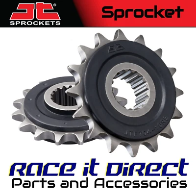 JT Sprocket for Aprilia 1000 Tuono V4 R 2012-2016 Front Rubber Black — 第 1/4 张图片