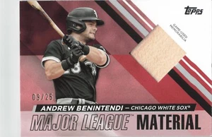 2024 Topps Andrew Benintendi Bat Relic MLM2-ABE Red 09/25 White Sox GAME USED SP - Picture 1 of 2