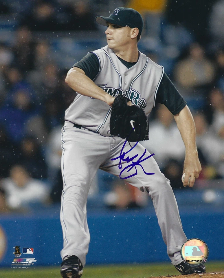 Signed SCOTT KAZMIR Tampa Bay Rays Autographed  Photo -  COA Foto 1 de 1