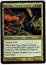 1 x Foil MTG Karrthus, Tyrant of Jund Magic The Gathering Alara Reborn Set Foil