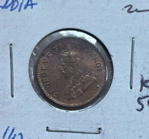 1921 India 1/12 Anna - Picture 1 of 2