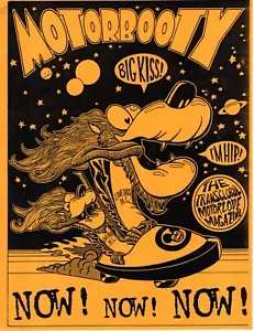 o MOTORBOOTY 1988 Mark Dancey Art DETROIT A2 Fanzine MAG Punk Rock & Roll FLYER - Imagen 1 de 1