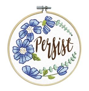Kit de bordado ~ Design Works persist con aro de madera de 6" #DW7182 - Imagen 1 de 3