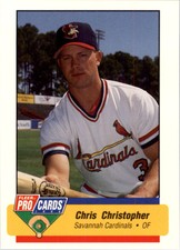 1994 Savannah Cardinals Fleer/ProCards #519 Chris Christopher