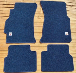 Fit For Honda Civic Ek 9 Type R 1996-00 Floor Mats embroidery RİBBED BLUE - Picture 1 of 4