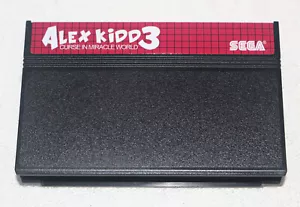 Alex Kidd 3 Curse In Miracle World Game For Sega Master System NTSC-U/C US CA - Picture 1 of 3