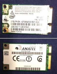 CARTE WIFI MINI-PCI EXPRESS WM3945ABG MOW2 INTEL PRO WIRELESS 3945ABG 42T0855 - Photo 1/1
