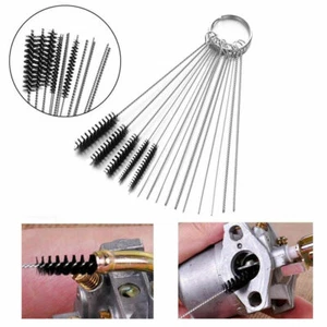 Carburetor Cleaning Kit Needles Brushes Set For Motorcycle Carb Jet Clean Tool - Picture 1 of 11