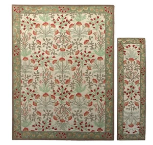 Handmade Pattern Adline Multi Traditional Oriental Style 100% Wool - Picture 1 of 16