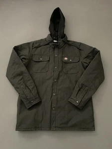 Neu mit Etikett Dickies Skateboarding MF Fleece-Shirtjacke mit Kapuze TJSK5BK anthrazit Herren Medium - Bild 1 von 5