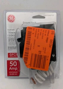 GE 50 AMP 240 Volt zweipoliger Erdschlussschalter mit Selbsttest (offene Box) - Bild 1 von 10