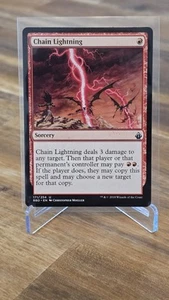 MTG Chain Lightning #171 Battlebond Magic the Gathering Card - NM/M, PACK FRESH - Picture 1 of 2