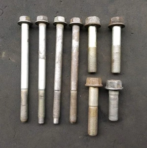 92-95 CIVIC OEM AC COMPRESSOR mount Bracket mounting bolts hardware 8pcs 93 94 - Picture 1 of 9