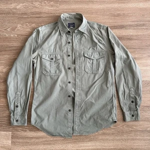 J Crew Hemd mit Tasche und Knöpfen grün Herren Small " - Bild 1 von 21