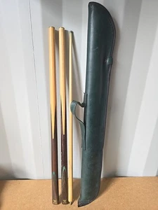 Vintage 57" Riley Scotsman Pool Snooker Queue 2 Stück mit Softcase - Bild 1 von 16