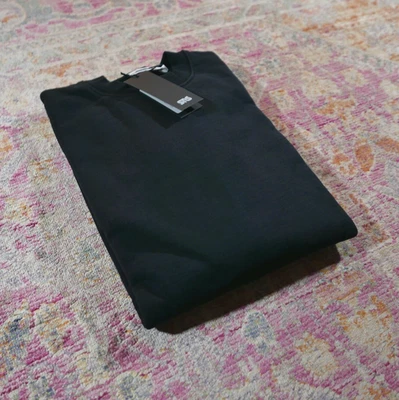 SNS World Crew Sweatshirt Black M RRP £105 Patta Union Consortium Footpatrol END - Image 1 of 4