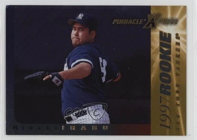 1997 Pinnacle X-Press Men of Summer Hideki Irabu #137 Rookie RC - Image 1 of 2