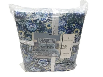 Vera Bradley Java Navy Camo Scallop Full/Queen Quilt Set 88" x 90" NEW - Image 1 of 4
