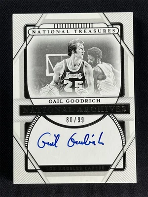 2020-21 Panini National Treasures Гейл Гудрич #NA-GGO архивы с автографом /99 - Изображение 1 из 2