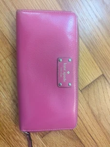 Cartera Acordeón Kate Spade Wellesley Neda Cremallera Alrededor, FIESTA ROSE Rosa  - Imagen 1 de 9