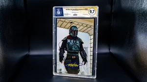 2023 MARVEL COMICS STAR WARS: THE MANDALORIAN SEASON-2 #1 AUTOGRAPHED EGC 9.7 - Picture 1 of 2